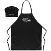 Baltimore Ravens NFL Team Apron & Chef Hat Set