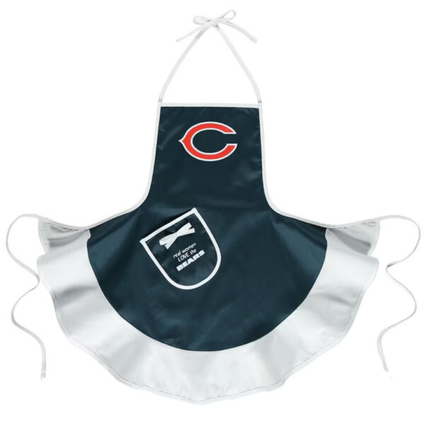Chicago Bears Team Hostess Apron NFL Football Kitchen BBQ Fan Gear Chicago Bears Team Hostess Apron NFL Football Kitchen BBQ Fan Gear