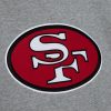 Men’s Mitchell & Ness 49ers Team Origins Hoodie Gray Size L NFL