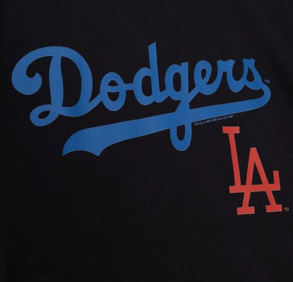 Mitchell & Ness Los Angeles Dodgers Black Multi-Logo Graphic T-Shirt Mitchell & Ness Los Angeles Dodgers Black Multi-Logo Graphic T-Shirt