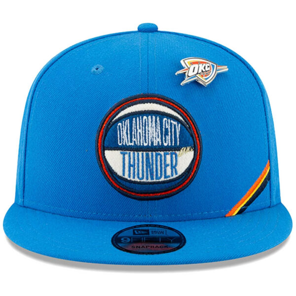 New Era OKC Thunder 2019 NBA Draft 9FIFTY Snapback Adjustable Hat Blue New Era OKC Thunder 2019 NBA Draft 9FIFTY Snapback Adjustable Hat Blue