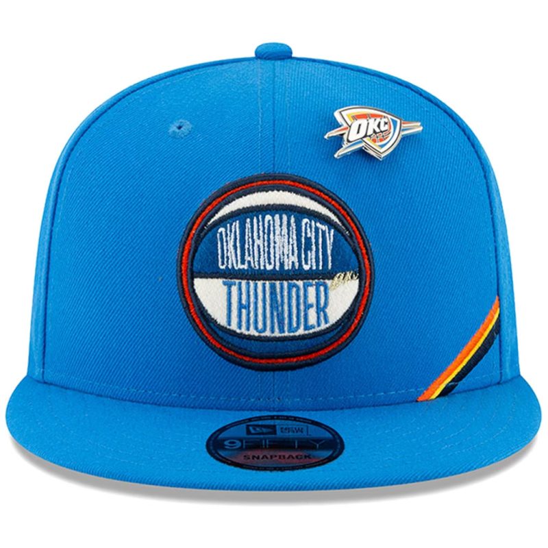 New Era OKC Thunder 2019 NBA Draft 9FIFTY Snapback Adjustable Hat Blue New Era OKC Thunder 2019 NBA Draft 9FIFTY Snapback Adjustable Hat Blue