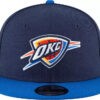 New Era Oklahoma City Thunder 9FIFTY Snapback Hat Blue Flat Bill NBA New Era Oklahoma City Thunder 9FIFTY Snapback Hat Blue Flat Bill NBA
