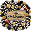New Orleans Saints Welcome to Our Home 12x6 MDF Door Sign NFL