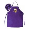 NFL Minnesota Vikings Barbecue Tailgating Apron And Chef's Hat