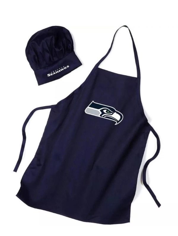 NFL Seattle Seahawks Barbecue Tailgating Apron And Chef's Hat