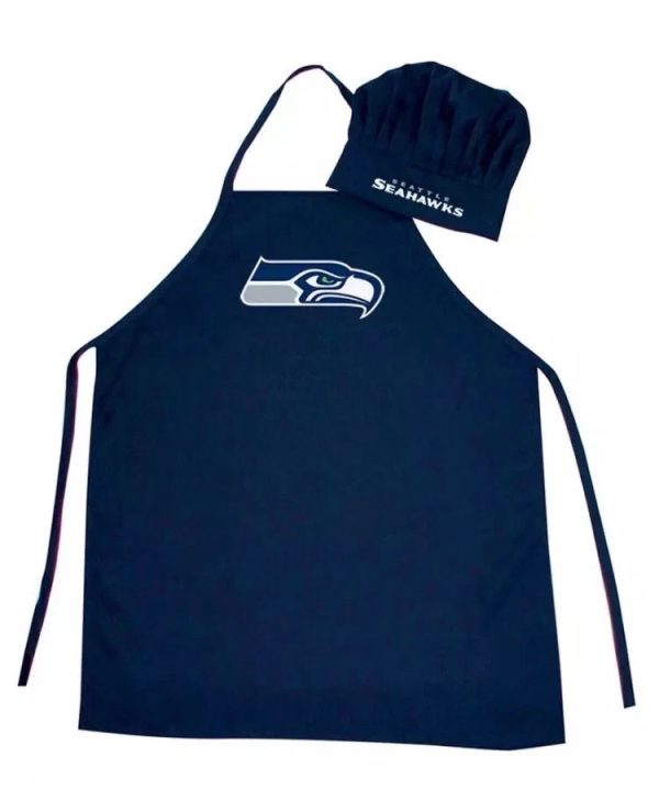 NFL Seattle Seahawks Barbecue Tailgating Apron And Chef's Hat