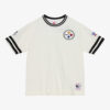 Pittsburgh Steelers Cream Classic Stripe T-Shirt Mitchell & Ness NFL