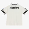 Pittsburgh Steelers Cream Classic Stripe T-Shirt Mitchell & Ness NFL