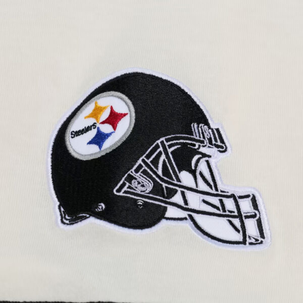 Pittsburgh Steelers Cream Classic Stripe T-Shirt Mitchell & Ness NFL