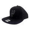 San Antonio Spurs Fan Favorite Black Flat Bill Adjustable Hat Cap OSFA NBA San Antonio Spurs Fan Favorite Black Flat Bill Adjustable Hat Cap OSFA NBA