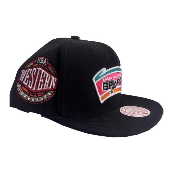 San Antonio Spurs Mitchell & Ness Original Fit Snapback Hat Black Western NBA San Antonio Spurs Mitchell & Ness Original Fit Snapback Hat Black Western NBA