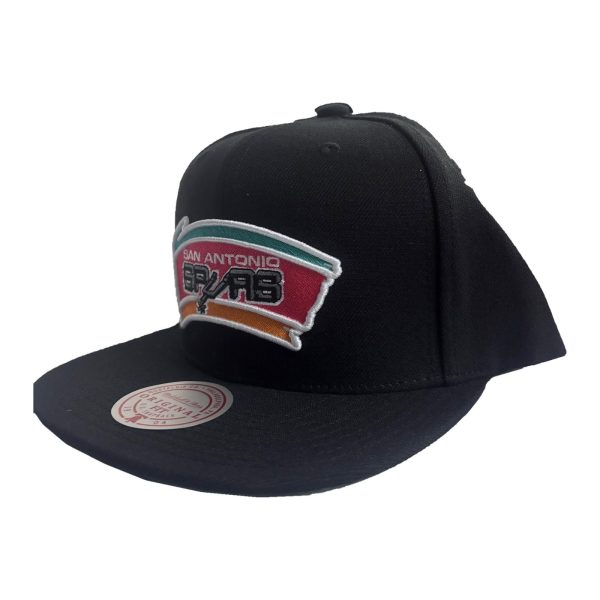 San Antonio Spurs Mitchell & Ness Original Fit Snapback Hat Black Western NBA San Antonio Spurs Mitchell & Ness Original Fit Snapback Hat Black Western NBA
