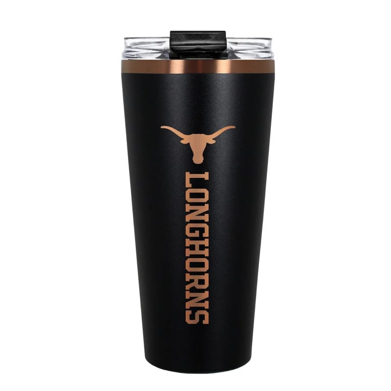 Texas Longhorns Black & Copper 32 oz Big Slim Tumbler